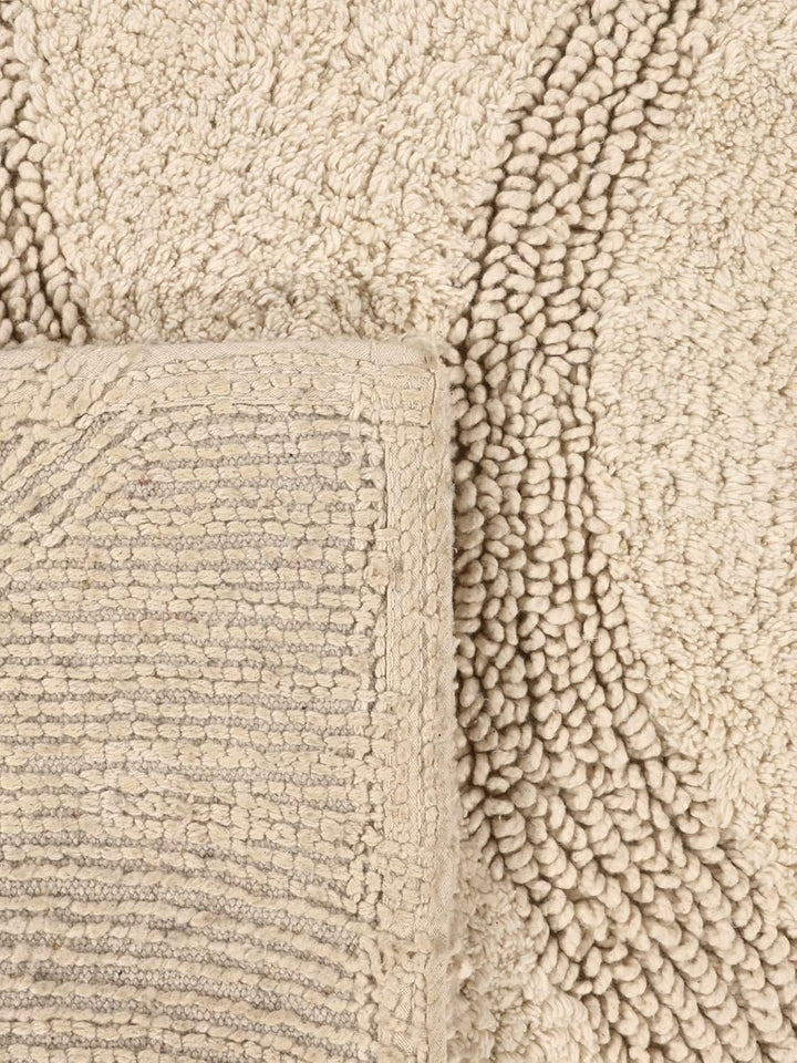 RugVista Badematte Breeze, 80 x 50 cm, Rechteckig, Mittelflor, Anti-Rutsch, Moderner Badteppich, Mas