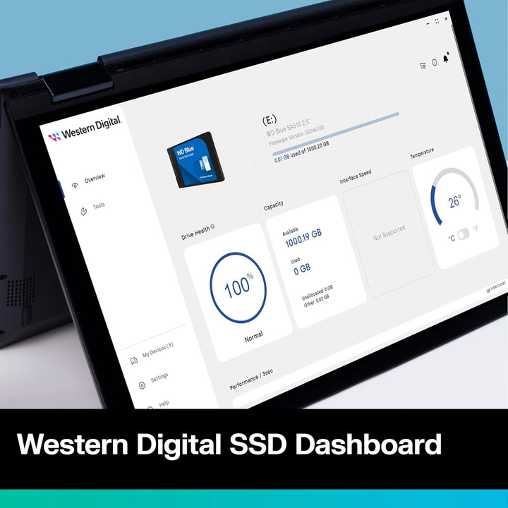 WD Blue SA510 SATA SSD 1 TB 2,5 Zoll (Lesen bis 560 MB/s, Schreiben bis 520 MB/s, Upgrade für PC/Lap