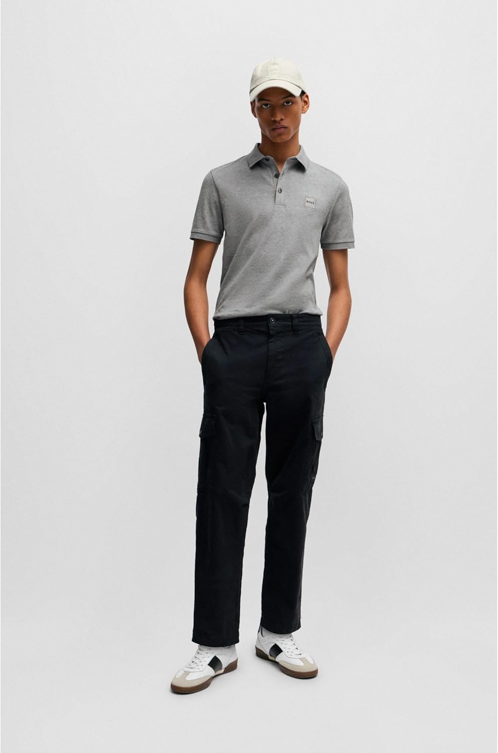 BOSS Herren Passenger Polohemd XXL Light/Pastel Grey51, XXL Light/Pastel Grey51