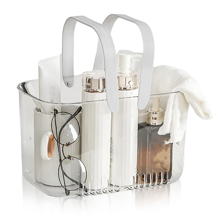 Cyrank Tragbare Dusche Caddy Korb, Tragbarer Duschkorb mit Griffen Putzmittel Organizer Caddy Organi