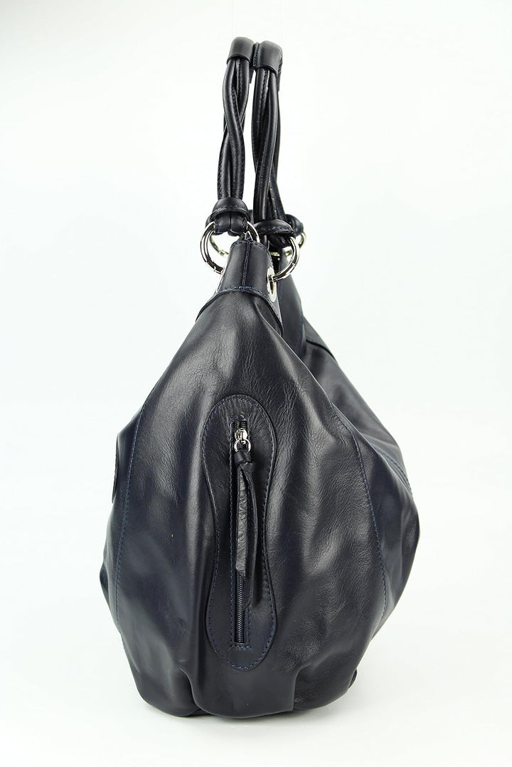 Belli ital. Nappa Leder Shopper Handtasche Damentasche Ledertasche - Farbauswahl - 35x31(mittig) x17