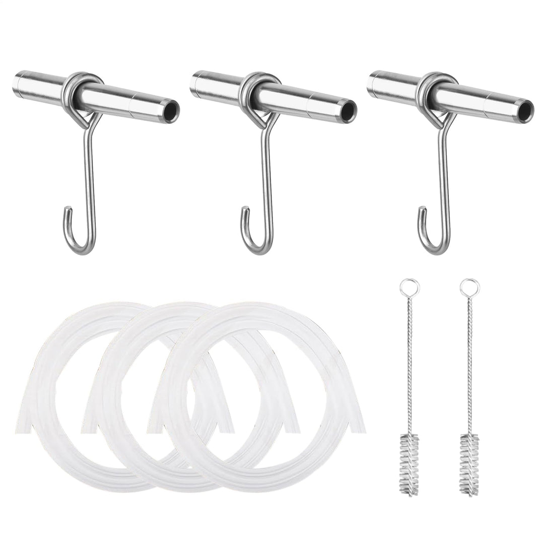 Ahornsirup Zapfhähne Set, Ahornbaum Extraktor Werkzeug Set, Wiederverwendbare Edelstahl Ahornsirup Z