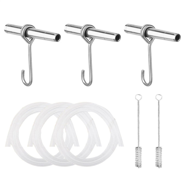 Ahornsirup Zapfhähne Set, Ahornbaum Extraktor Werkzeug Set, Wiederverwendbare Edelstahl Ahornsirup Z