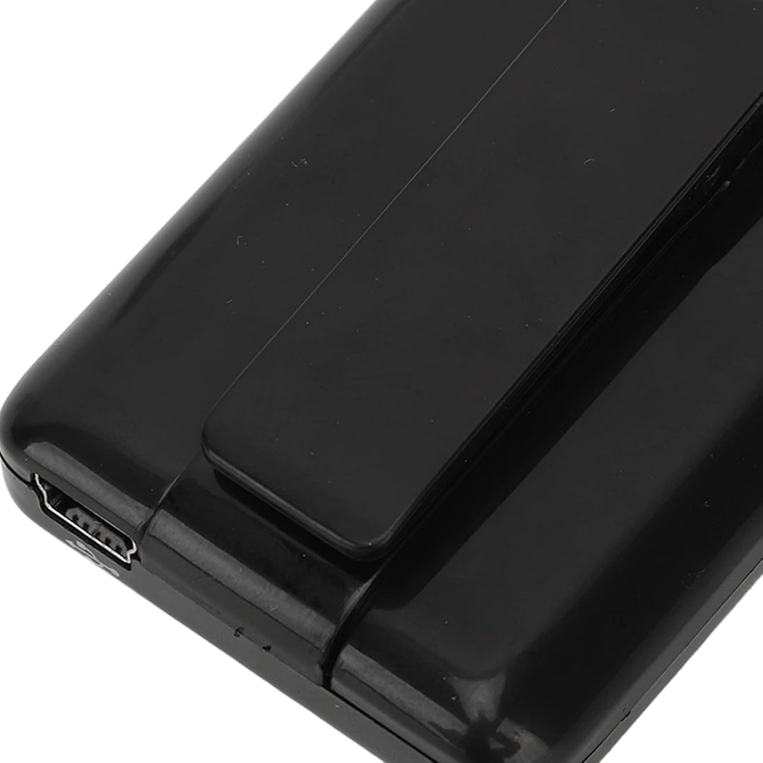 Black Digital LCD Mini Metronome Clip auf USB -Ladung kleines Metronom für Klavier Geigengitarre