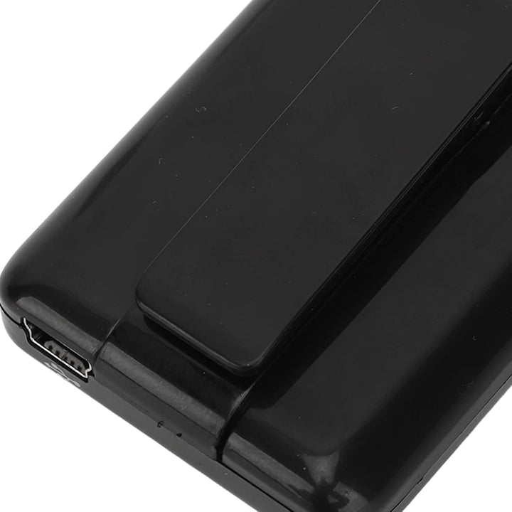 Black Digital LCD Mini Metronome Clip auf USB -Ladung kleines Metronom für Klavier Geigengitarre