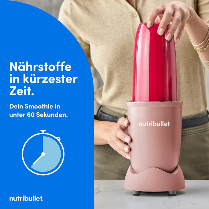 Nutribullet Pro 900 Smoothie Maker, Multifunktions-, Obst- & Gemüsemixer, kompaktes Design, einfache