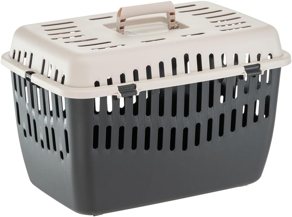 Ferplast Katzentragetasche Binny 2, Hundetragetasche, Haustiertragetasche, Kleine Hunde und Katzen m