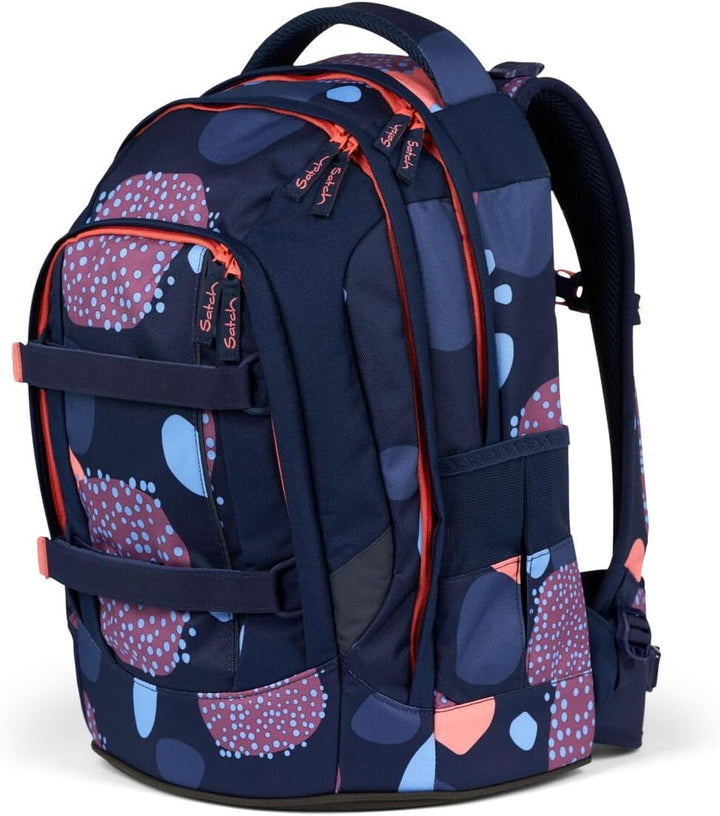 Satch Pack Schulrucksack Set 3tlg. inkl. Schlamperbox und Sportbeutel (Coral Reef), Coral Reef