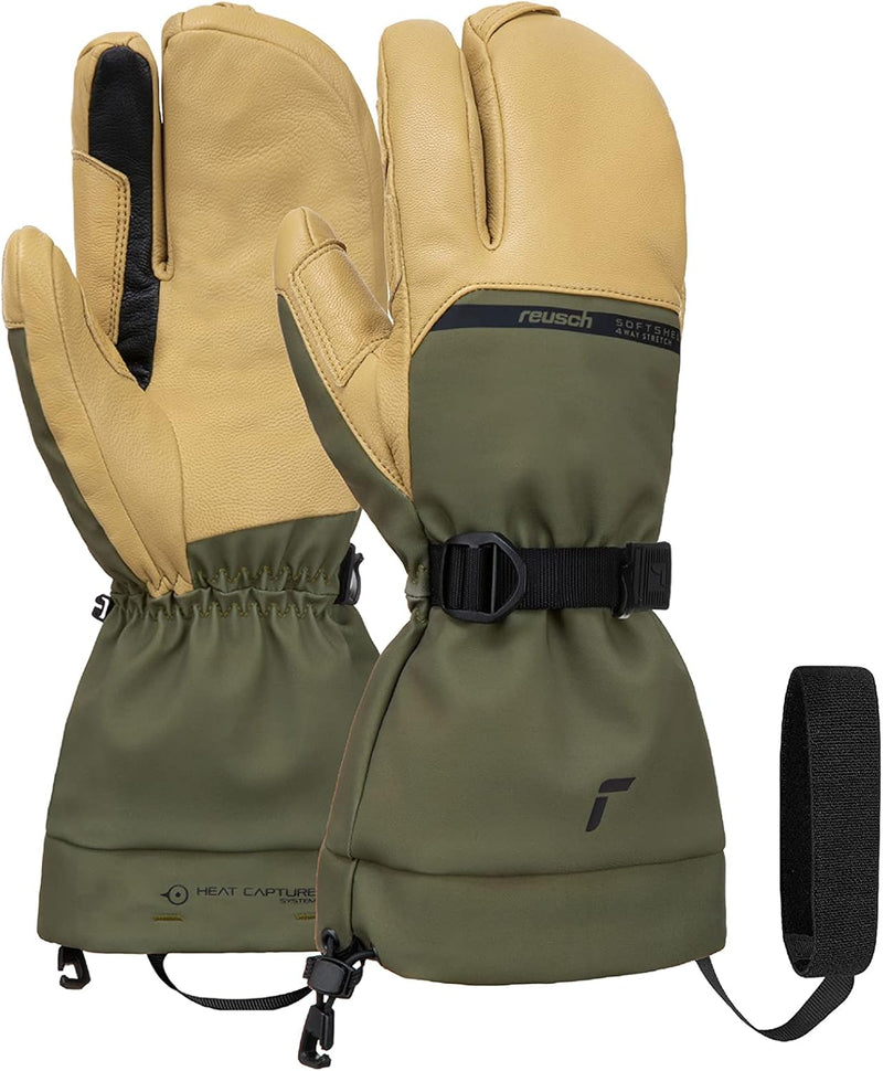 Reusch Unisex – Erwachsene 3-Finger Handschuhe Discovery Gore-tex Touch-tec Lobster Warm,wasserdicht