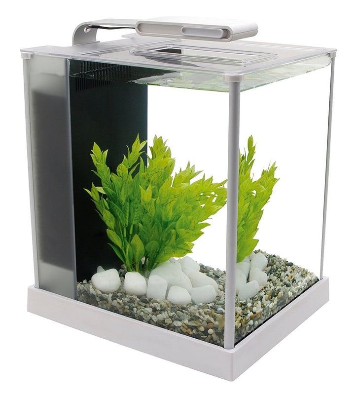 Fluval Spec 3 Nano Aquarium, mit 10L Fassungsvermoegen, in weiss Spec 3 Single weiss, Spec 3 Single