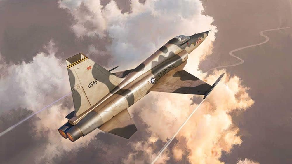 Italeri 2827S 1:48 Northrop F-5E Tiger II - Modellbau, Bausatz, Standmodellbau, Basteln, Hobby, Kleb