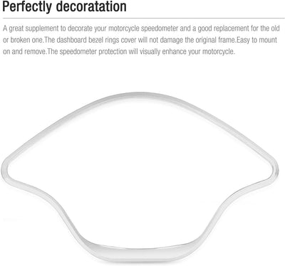 Scooter Tachometerschutz Aluminium Meter Armaturenbrett Halterung Schutzabdeckung Tachometer Dekorat