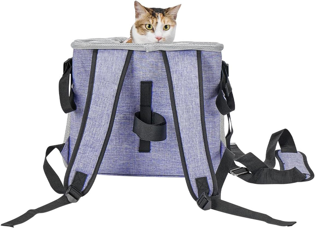 JOYTUTUS 3-in-1 Haustiertransportkorb, Hunde Katzen Autositz, Haustier-Rucksack mit it zusätzlichen