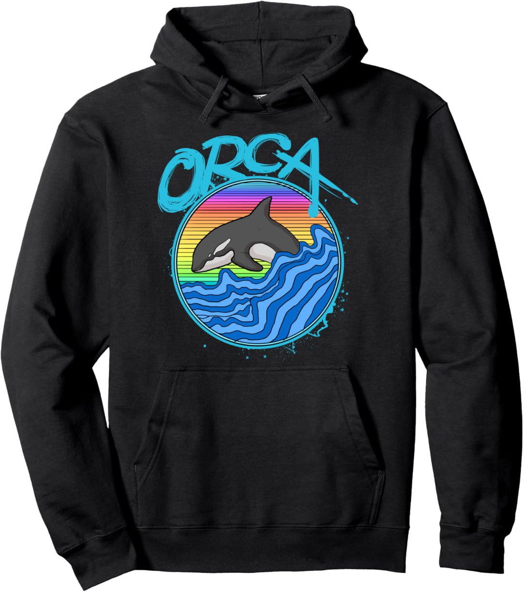 Killerwal Ozean Orca Geschenk Pullover Hoodie