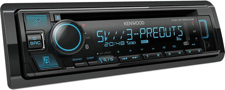 Kenwood KDC-BT950DAB CD-Autoradio mit DAB+ & Bluetooth Freisprecheinrichtung (USB, AUX-In, Hochleist