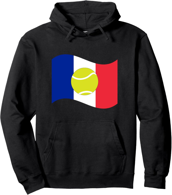 Frankreich-Flaggen-Grafik-Tennisball/Sport Pride Spieler Pullover Hoodie