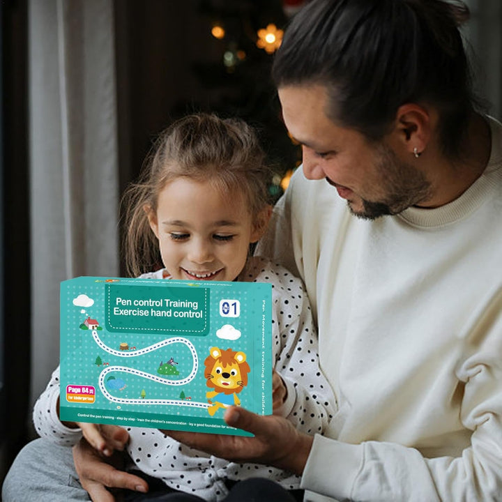 Letter Plotter Buch für Kleinkinder, Handschrift Übungsheft für Kleinkinder, Übungsheft zum Zeichnen