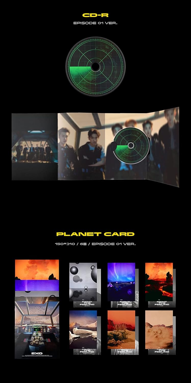 EXO - Special Album DON’T FIGHT THE FEELING’ [Photo Book Ver.1] Album+Extra Photocards Set