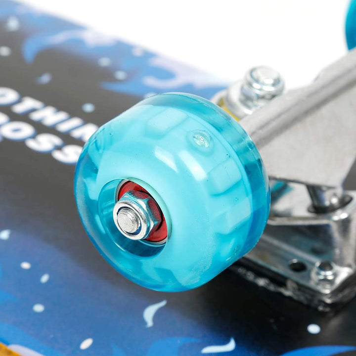 Willonin Skateboard Komplettboard mit ABEC-7 Kugellager 9-lagigem Ahornholz für Kinder Jungendliche