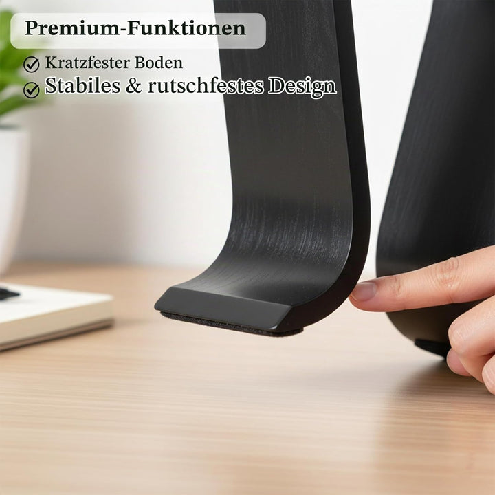 Kopfhörerhalter Holz, Kopfhörer Ständer, Kopfhörer Halter, U Form, Walnussholz, Universal, Umweltfre