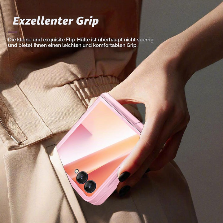 Doeshine für Samsung Galaxy Z Flip 7 Hülle [Not für Flip 7FE] mit Mag-Safe, Ständer und Displayschut