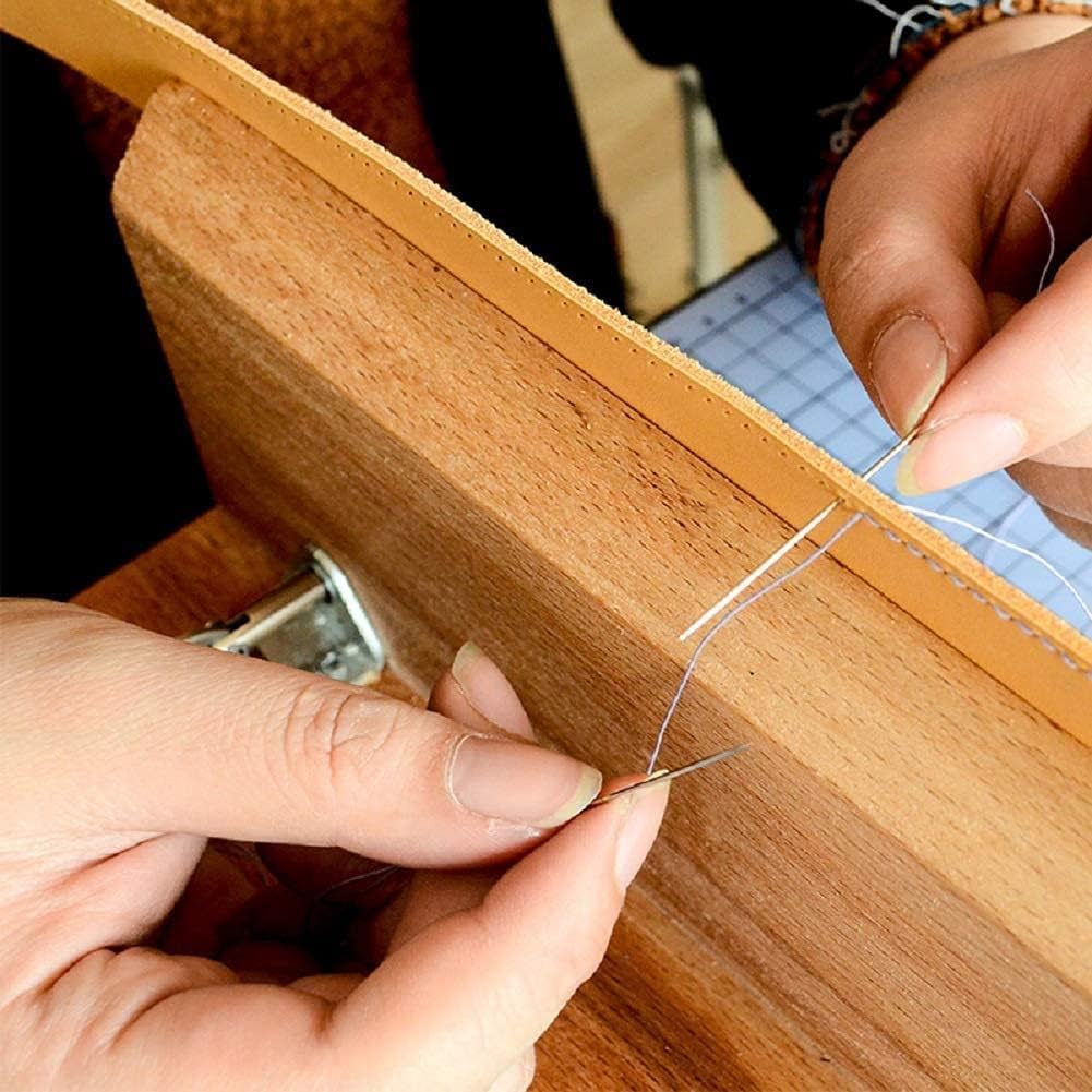 Leder Nähpferd Klemme, Lederhandwerk Handnähpferd Verbesserte Holz Tischklemme für Lederhandwerk Näh