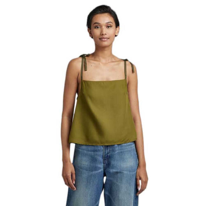 G-STAR Damen Shirt para Simple Tank S Grün (Avocado D23312-d297-d612), S Grün (Avocado D23312-d