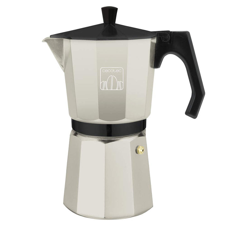 Cecotec Italienische Kaffemaschine Cumbia Mokclassic 1200 Beige, Aluminium, 775 ml Kapazität, Für 12