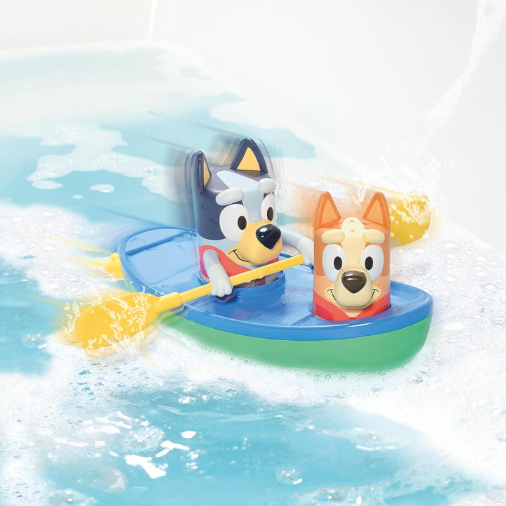 Tomy UK CO. Ltd. - Bluey Kanu, Gelb|braun|blau, Einheitsgrösse