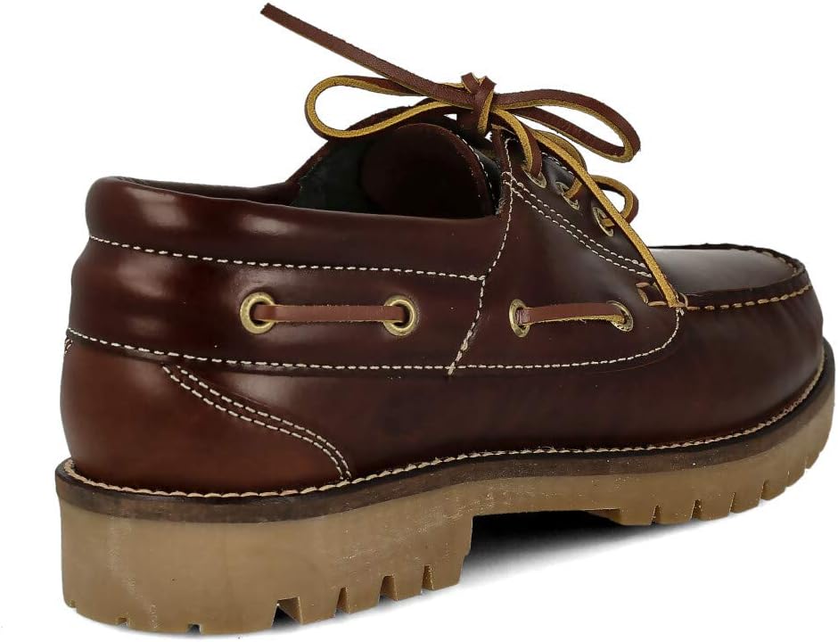 PAYMA - Herren Damen Kinder Bootsschuhe Segelschuhe Mokassins aus Seahorse Geölt Leder 3 Eye Classic