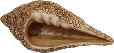 Purpledip 12508B Idol Shankh (Shankha) Conch Lakshmi: Tierversuchsfrei, vegan, aufwendiges Design, S