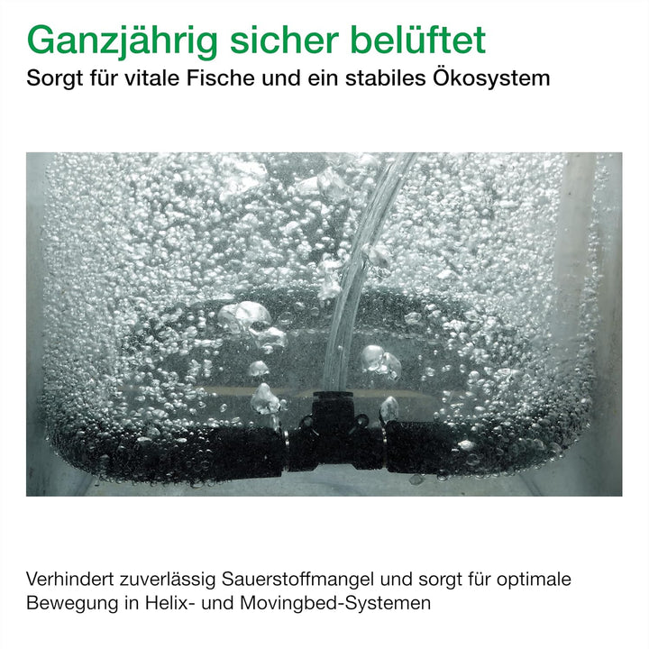 Wagner Green Japan Belüfterring Koi Teich Belüftung Sauerstoff, japanischer Ausströmer für den Koite