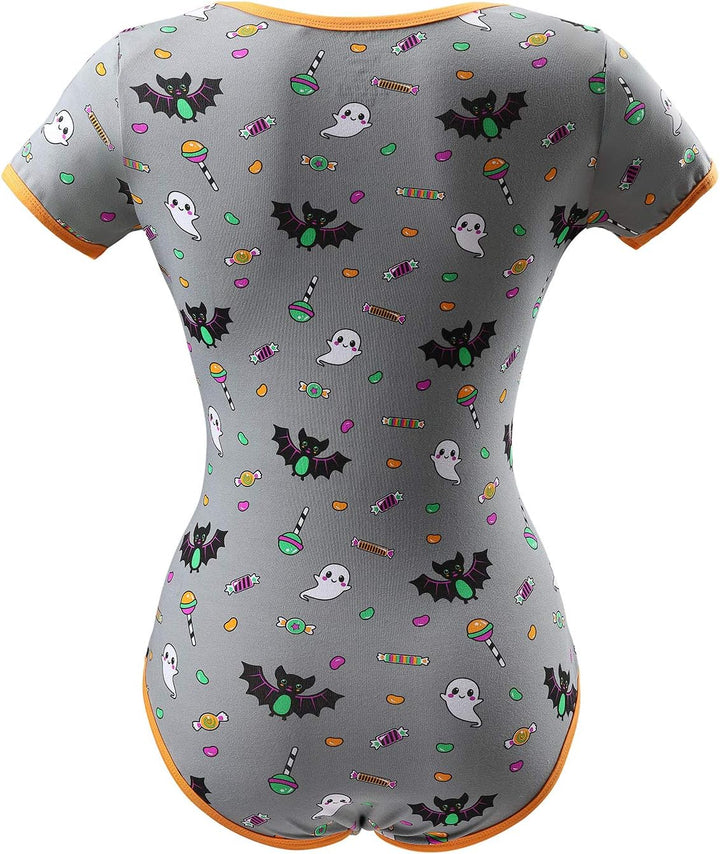 LittleForBig Baumwolle Strampler Onesie Pyjamas Bodysuit - Zucker Fledermaus XS Grau, XS Grau