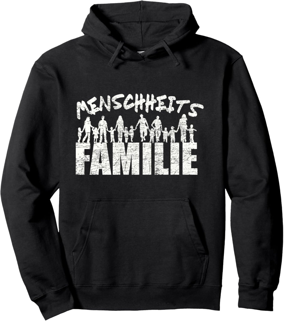 Menschheitsfamilie Friedensbewegung Peace Pullover Hoodie
