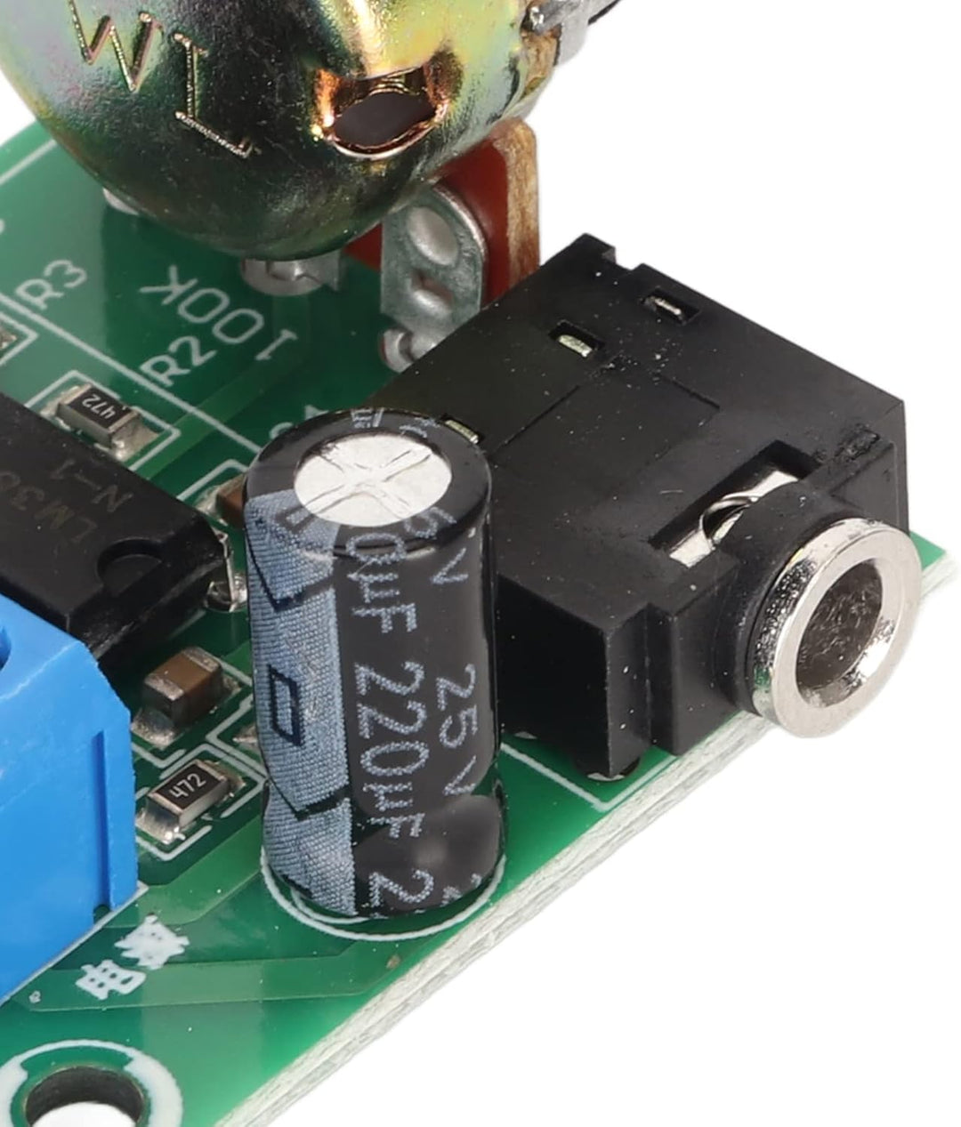 5PCS -Verstärkerplatine, LM386 Audio-Verstärkerplatine, DC 3V Bis 12V Digitaler Stereo-Leistungsvers
