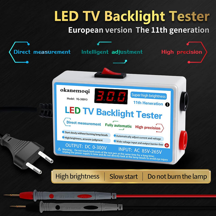LED-TV-Hintergrundbeleuchtungstester, LED-Lichtstreifen-Lampenperlen-Reparatur-Testgerät mit LCD-Dig