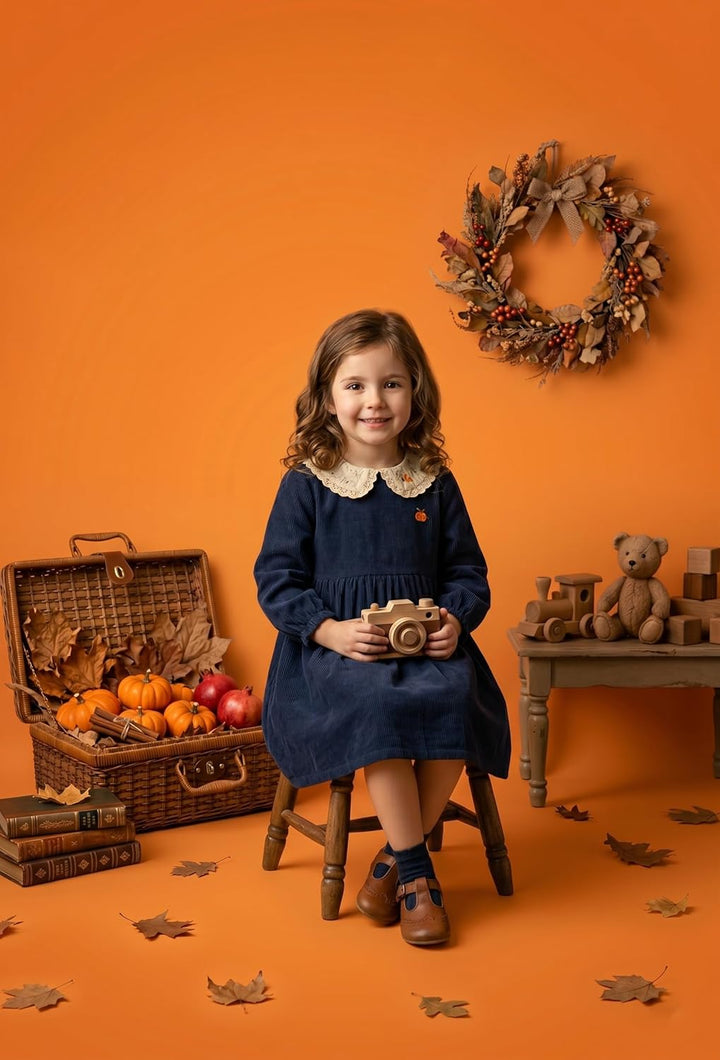 Kate Hintergründe Fotografie Orange Fotohintergrund Mikrofaser Porträt Fotografie 2x3m Leuchtend ora