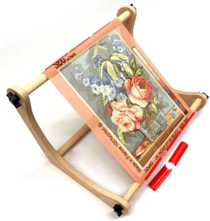 Nurge Verstellbarer Stickerei-Tischständer, Kreuzstich-Ständer für Schoss oder Tischplatte, Kreuzsti