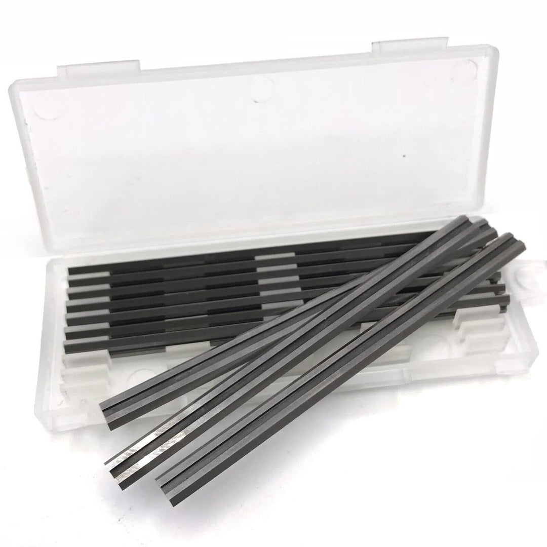 HSS Hobelmesser, 82 mm Ersatz für Makita DKP180, 18 V, kabellos, LXT-Qualität, 10 Stück Title