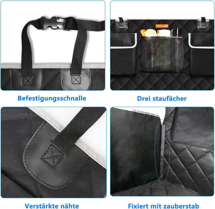 Alfheim Universal Kofferraumschutz für Hunde - Reissfeste und wasserdichte Kofferraum-Hundematte - r