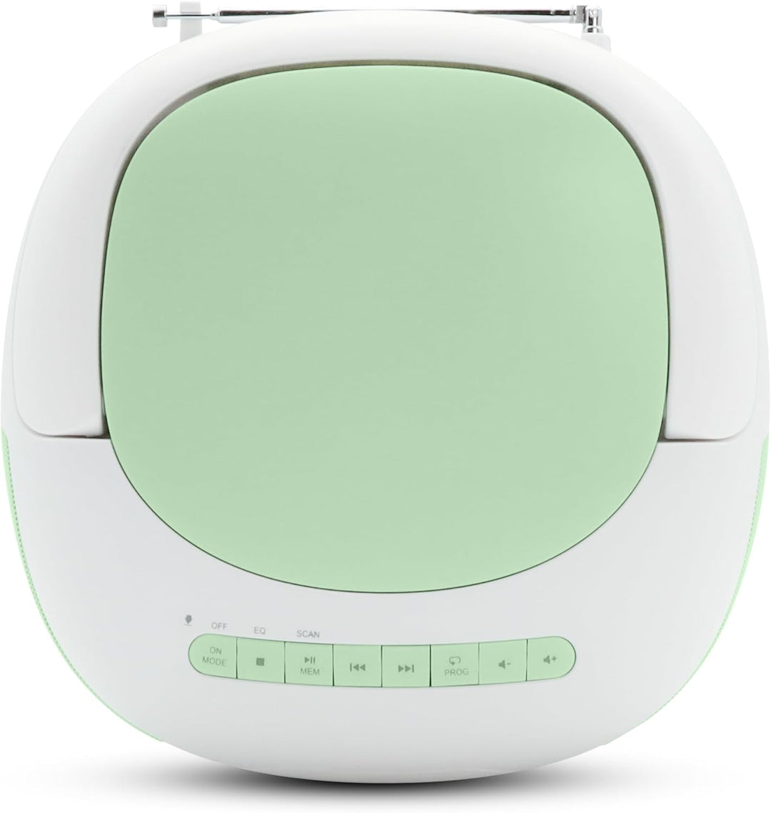 CD Player Radio Mady Bluetooth, MP3 mit USB-Anschluss, Micro-SD-Karte - Grün - Metronic 477186