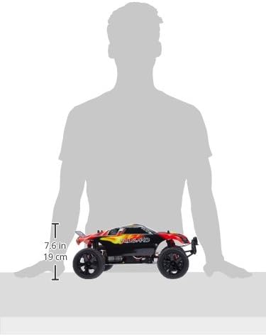 JAMARA 053368 - Fahrzeug Vulcano 1:10 EP 4WD LED NI-MH 2.4G Truggy