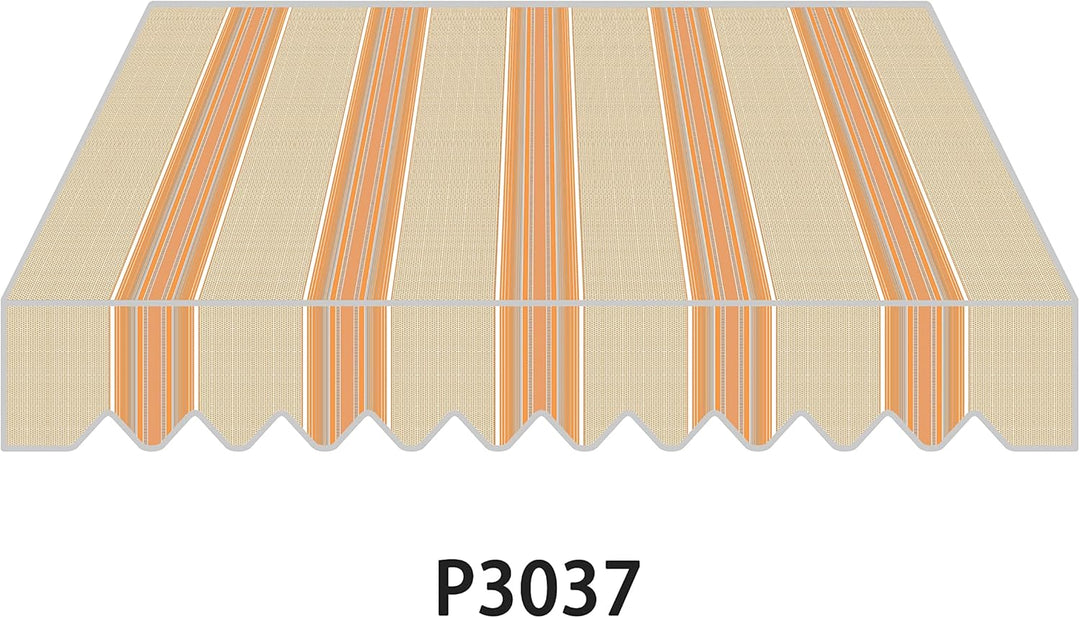 home Trends Markisenstoff 4m Markise mit Volant 4 x 3 m Markisenbespannung ersatzstoff 387 x 300cm B