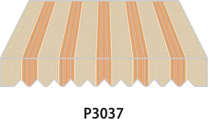 home Trends Markisenstoff 4m Markise mit Volant 4 x 3 m Markisenbespannung ersatzstoff 387 x 300cm B