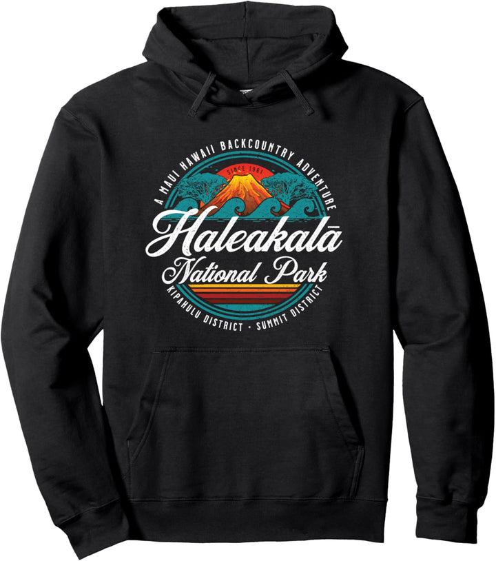 Haleakala National Park Sonnenaufgang Betrachtung Wandern Souvenir Pullover Hoodie