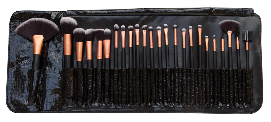 Rio professionelles Kosmetik Make Up Pinsel Set, 24 Teile.
