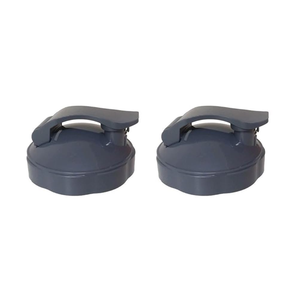 2 Stück Flip-Top-To-Go-Deckel, Verschlussdeckel für Mixer, Entsafter-Zubehör, Becherdeckel, kompatib
