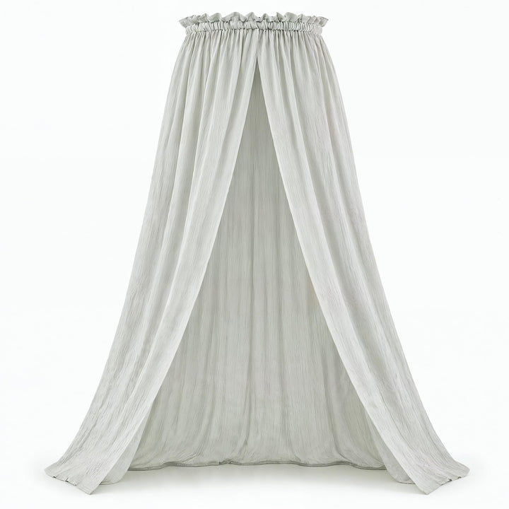 Betthimmel Babybett Stoff 130 cm – Weicher Musselin Baldachin ohne Ständer – Himmel Babybett &amp; Kinde