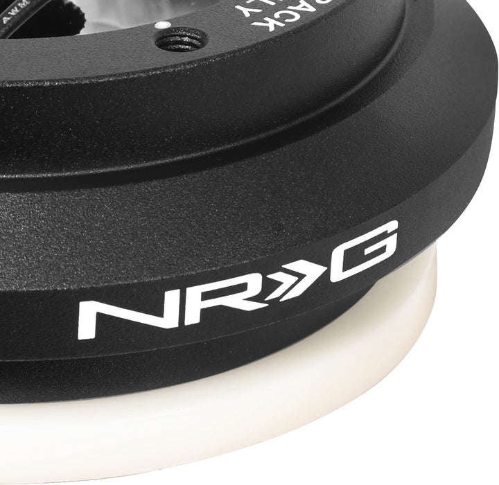 NRG Innovations NRG-SRK-110H Racing Style, Lenkrad-Schnellspanner, kurzer Nabenadapter, 6 x 70 mm Bo