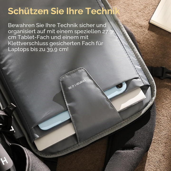 ULANZI AB01 TAI 38L Kamera-Rucksack, Schutzreissverschlüsse & spritzwassergeschütztes Material, U-Ta